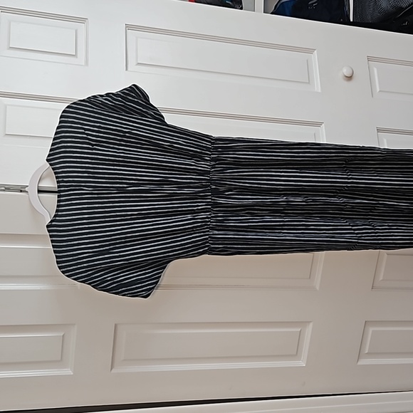 3/$15 Madewell Striped Wrap Dress Sz S - Picture 6 of 6